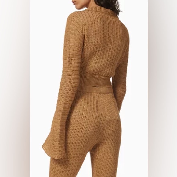 Savannah Morrow Almond Crochet Top XS - Picture 5 of 9